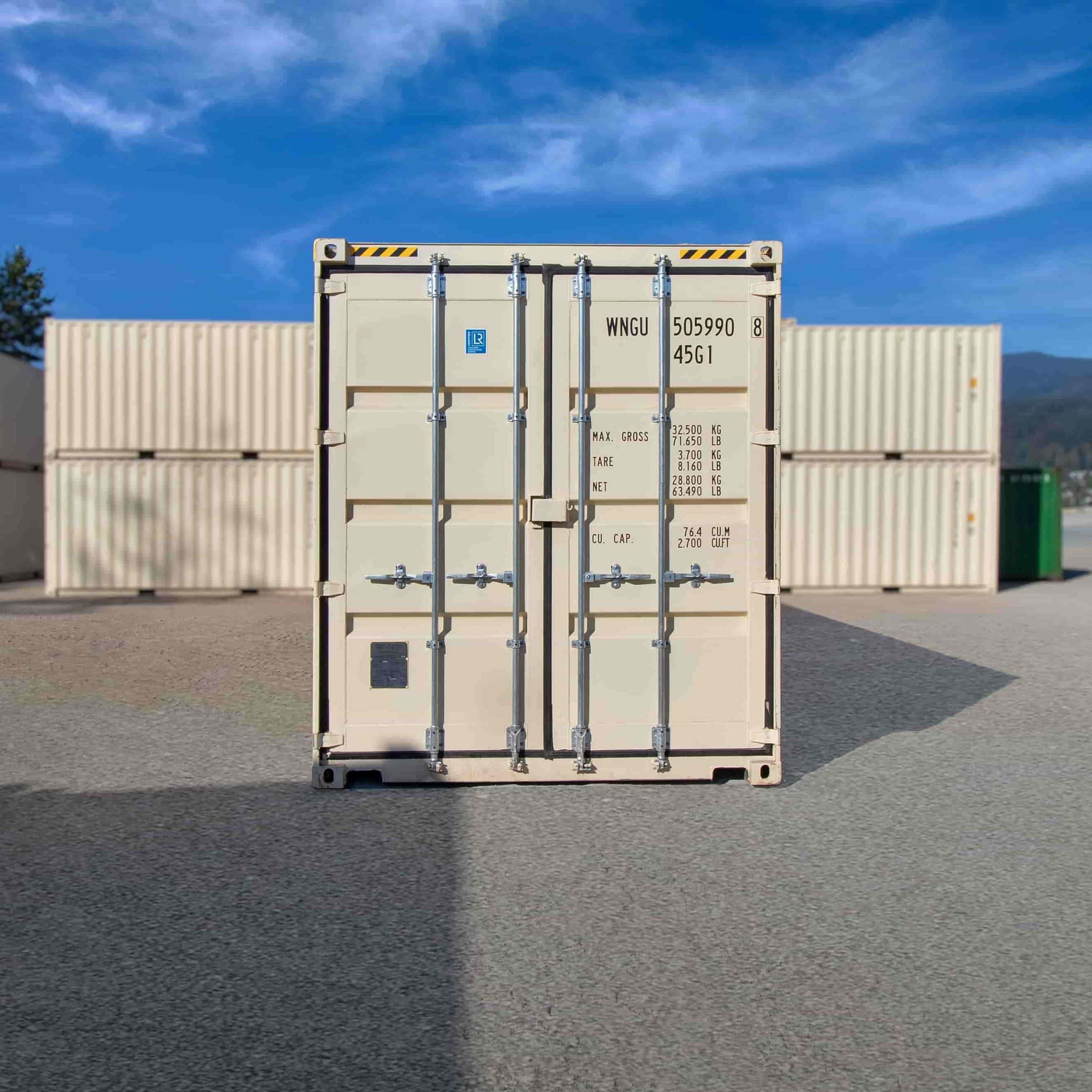 40’HC New (1-trip) Shipping Container - Container Tec Pty Ltd
