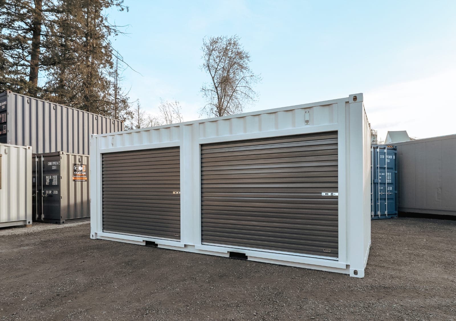 20′ Shipping Container + (2)  8′ Rollup Doors - Container Tec Pty Ltd