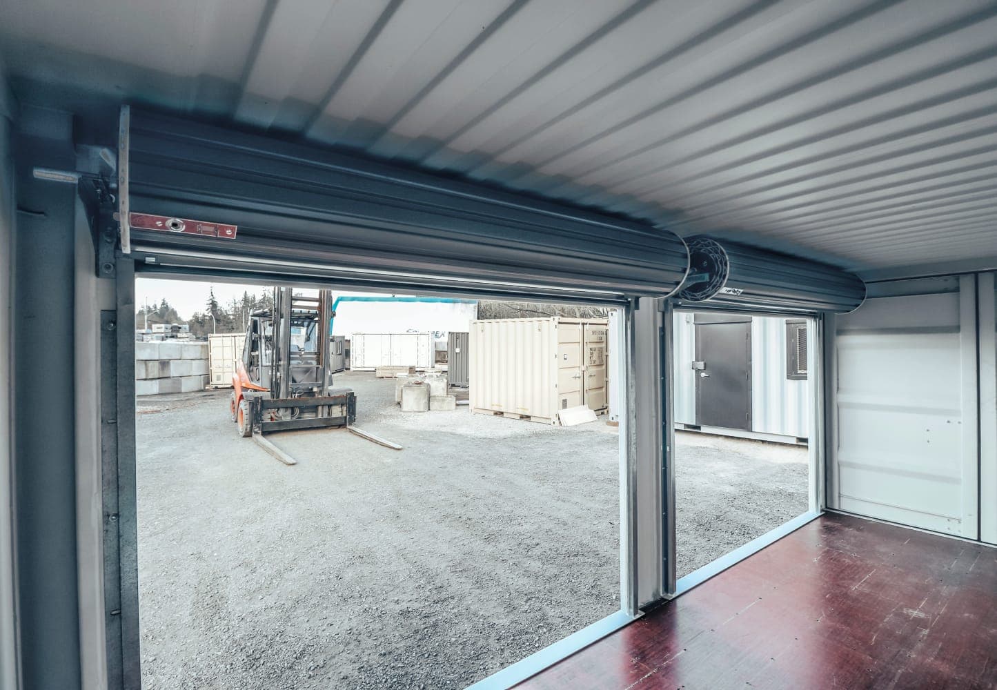 20′ Shipping Container + (2)  8′ Rollup Doors - Container Tec Pty Ltd