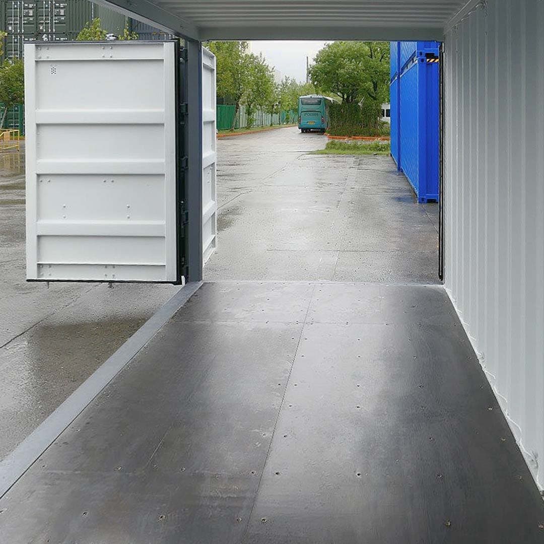 20’ New (1-trip) “Openside” Shipping Container - Container Tec Pty Ltd