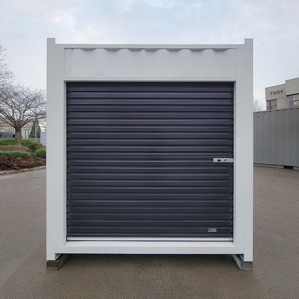 10’ “Cut Down” Used Container + Rollup - Container Tec Pty Ltd