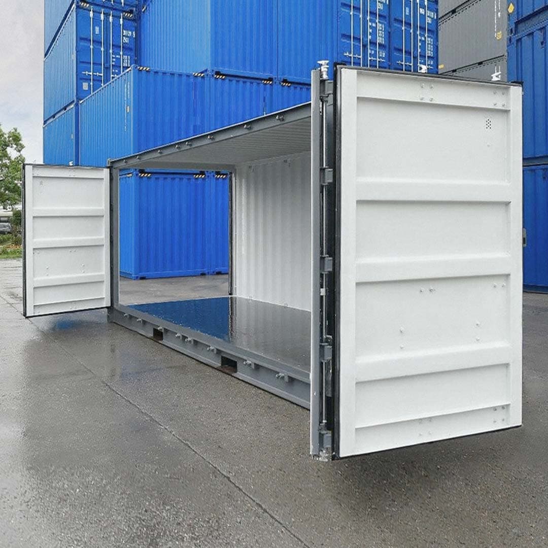 20’ New (1-trip) “Openside” Shipping Container - Container Tec Pty Ltd