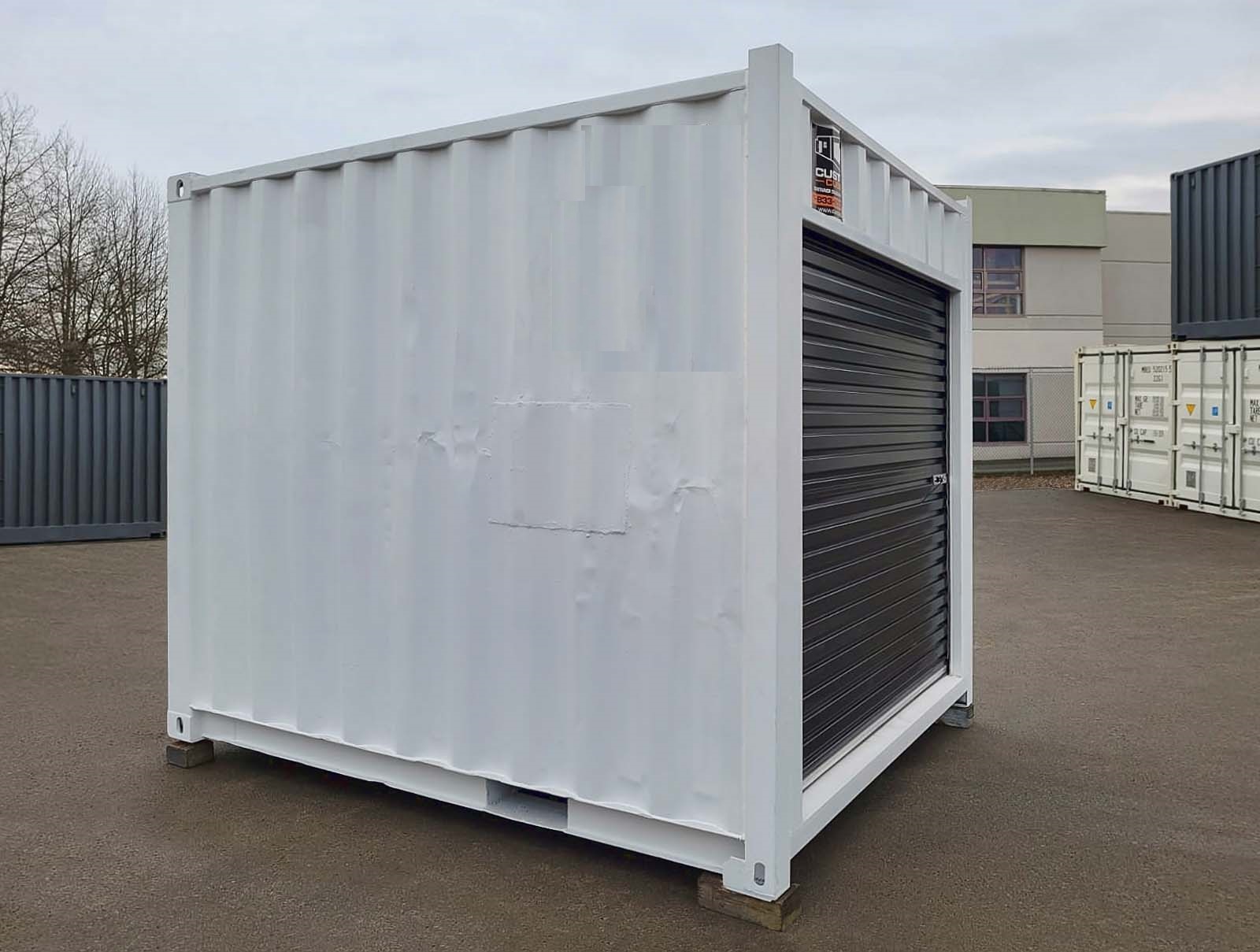 10’ “Cut Down” Used Container + Rollup - Container Tec Pty Ltd