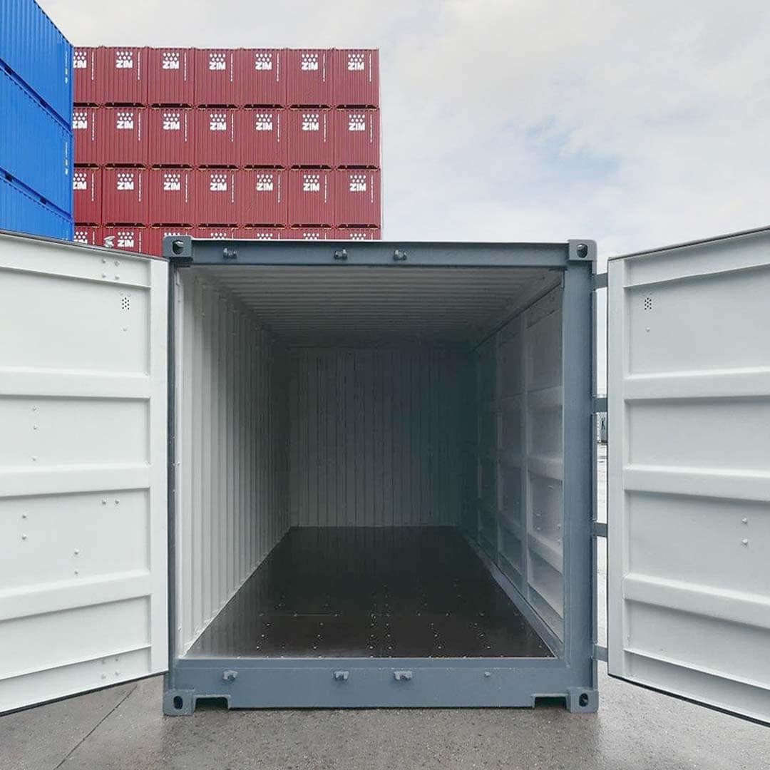 20’ New (1-trip) “Openside” Shipping Container - Container Tec Pty Ltd