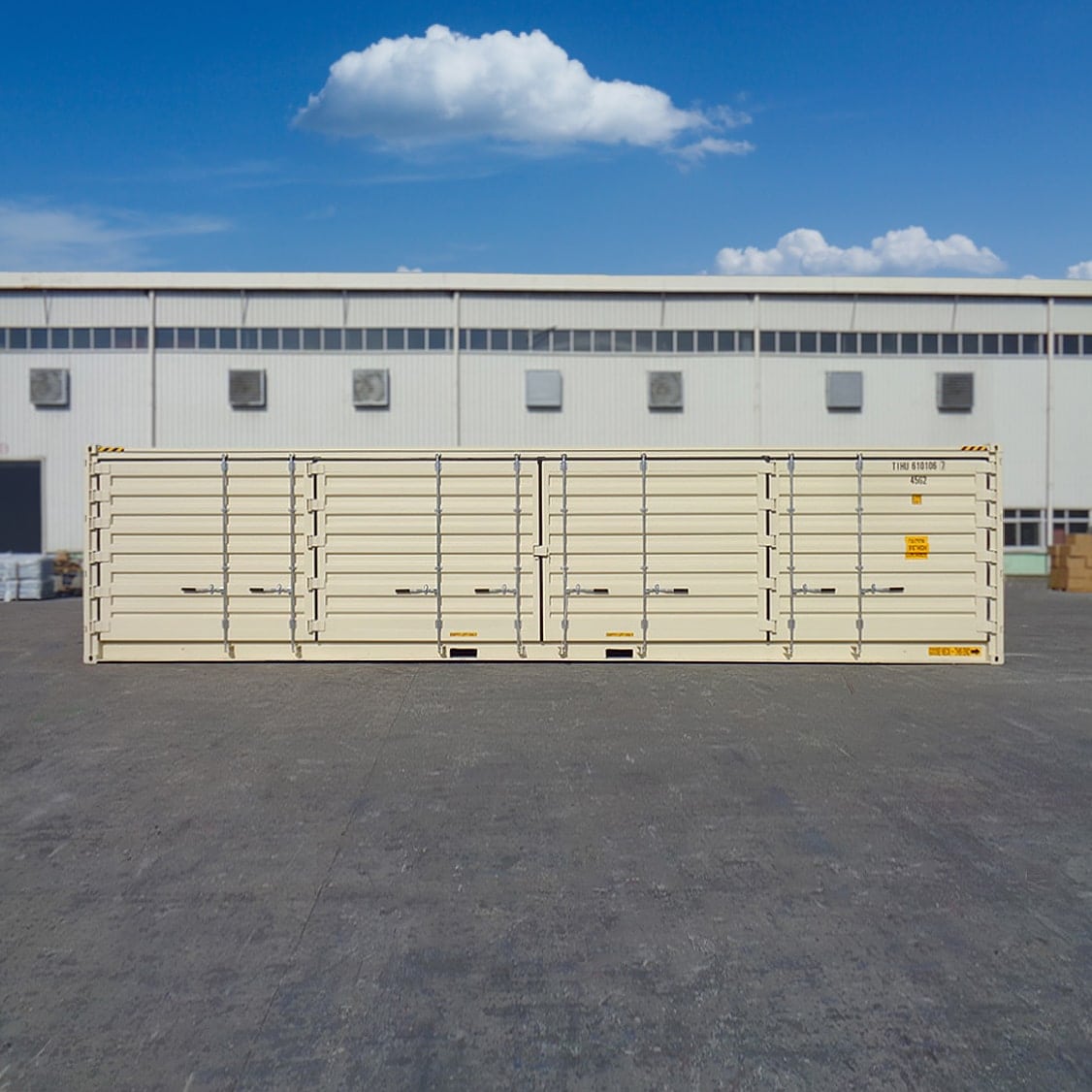40’HC New (1-trip) “Openside” Shipping Container - Container Tec Pty Ltd
