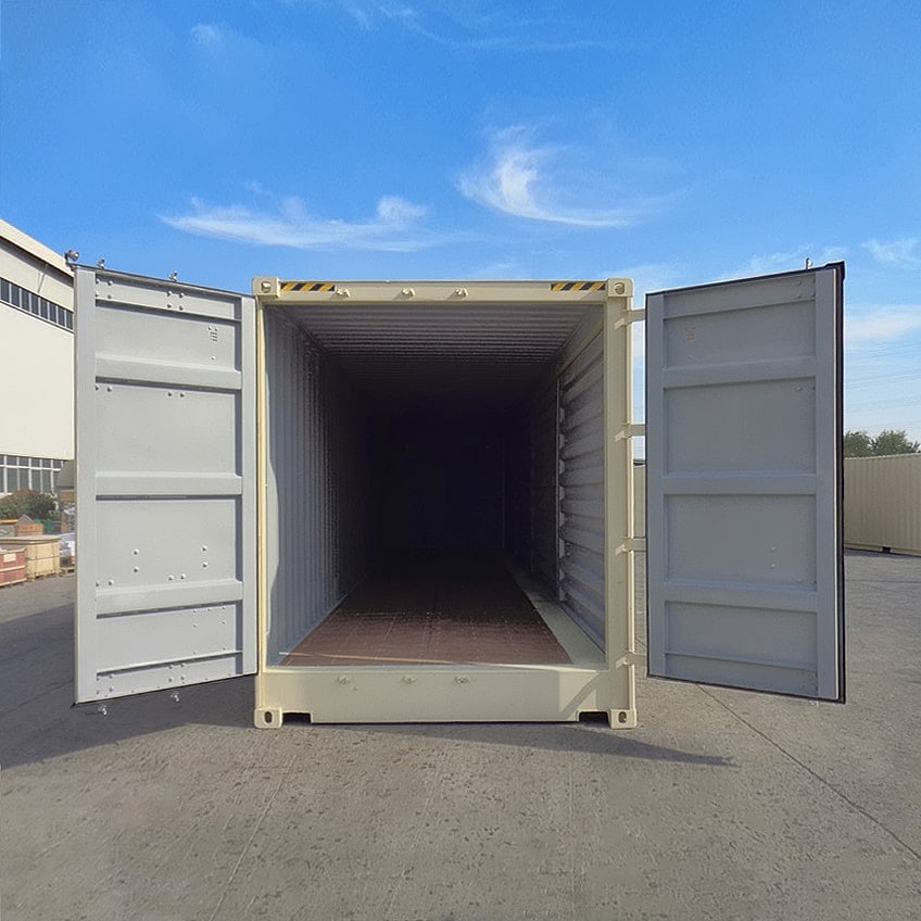 40’HC New (1-trip) “Openside” Shipping Container - Container Tec Pty Ltd