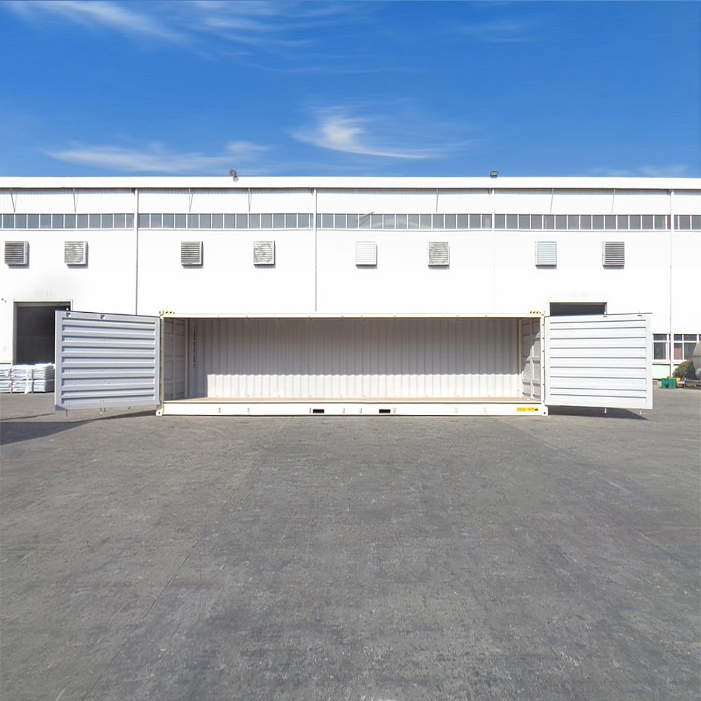 40’HC New (1-trip) “Openside” Shipping Container - Container Tec Pty Ltd