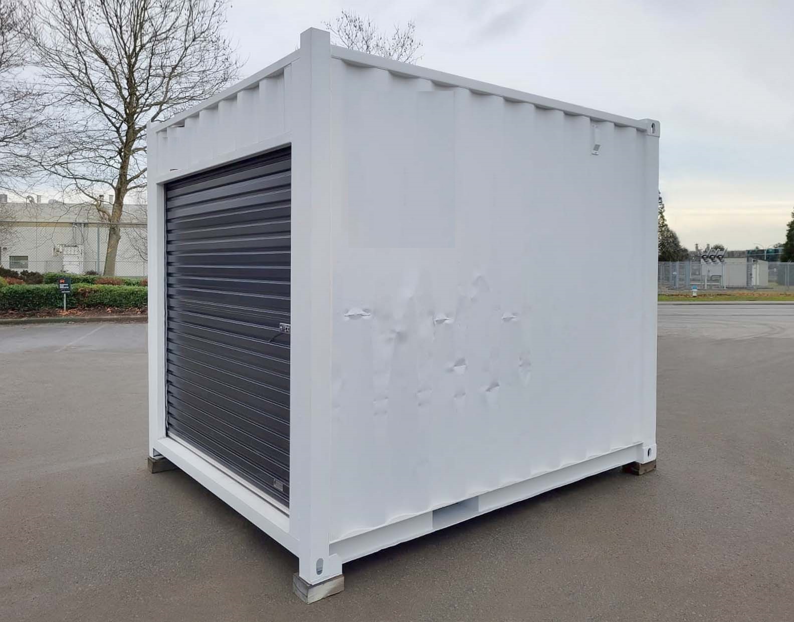 10’ “Cut Down” Used Container + Rollup - Container Tec Pty Ltd
