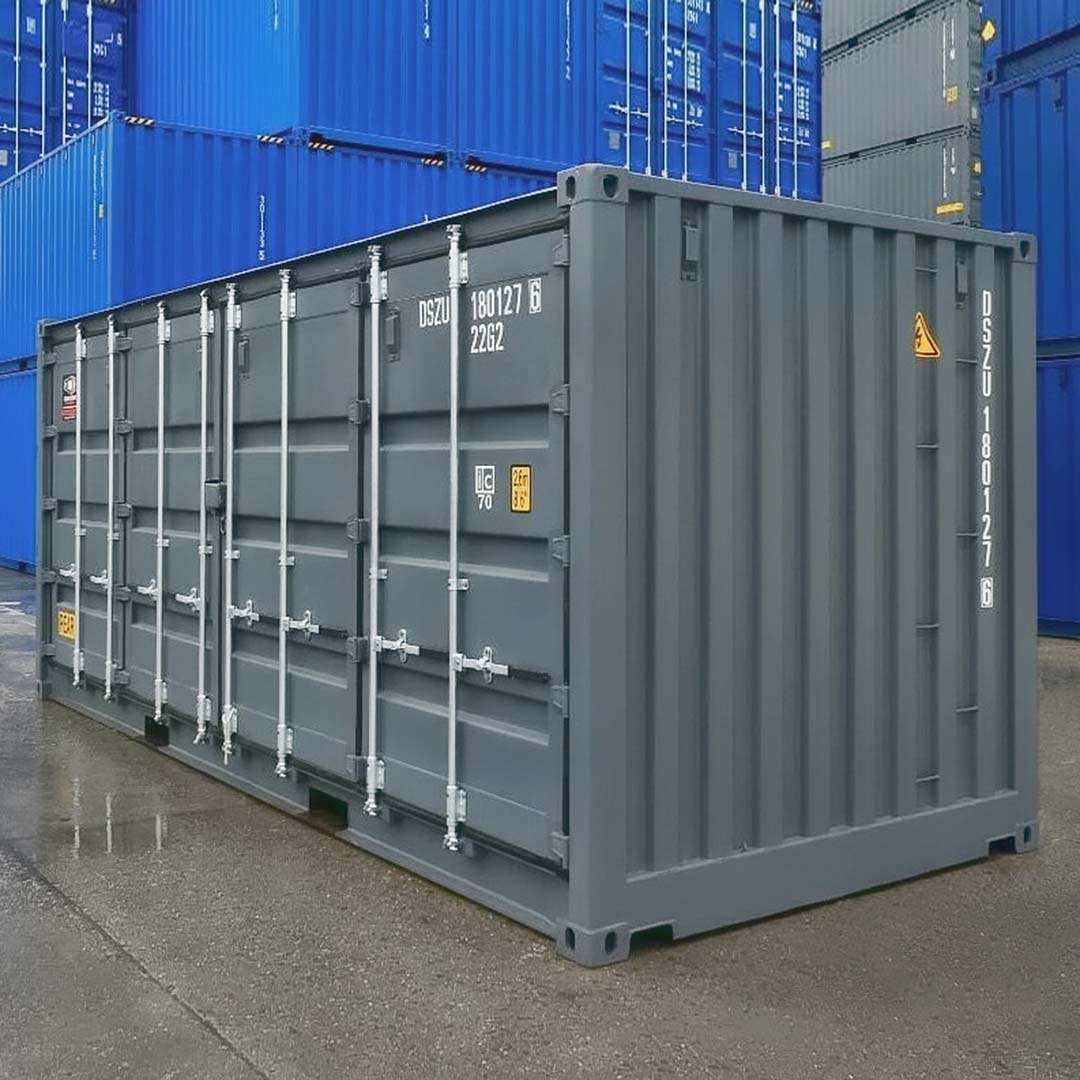 20’ New (1-trip) “Openside” Shipping Container - Container Tec Pty Ltd