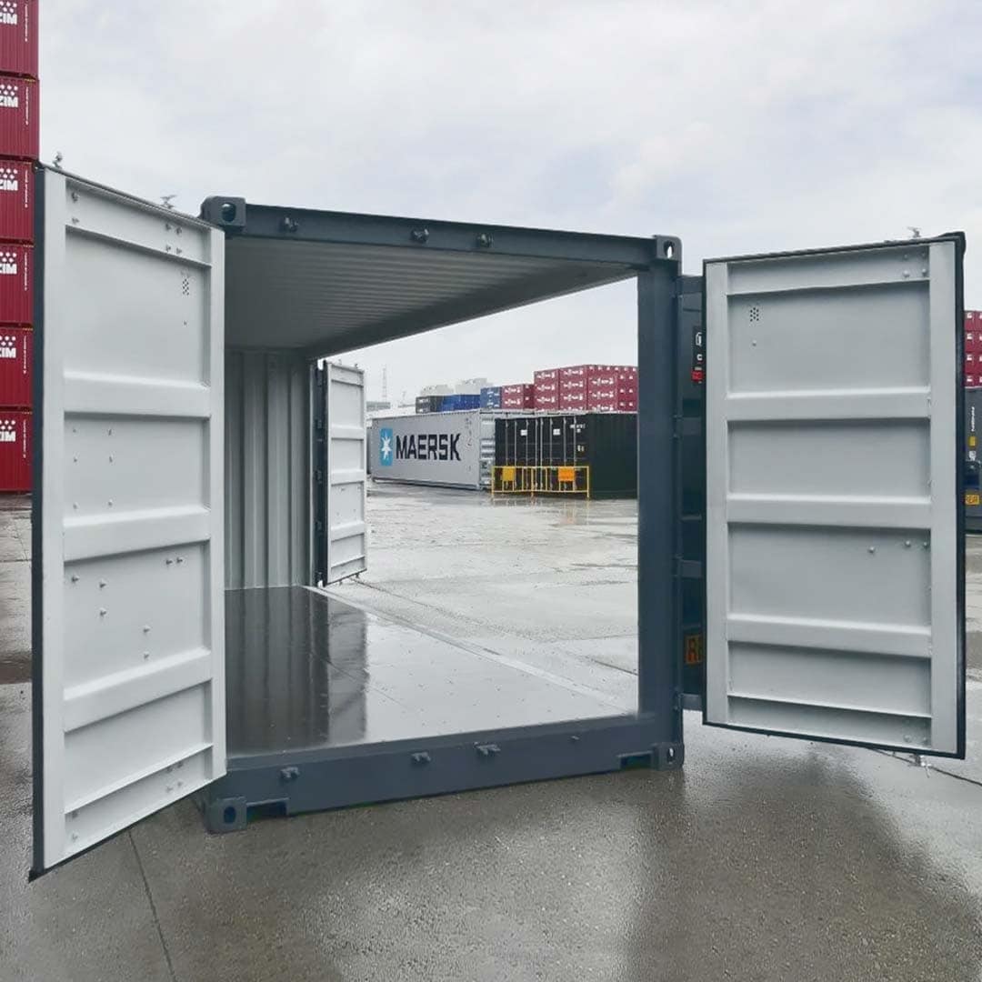 20’ New (1-trip) “Openside” Shipping Container - Container Tec Pty Ltd