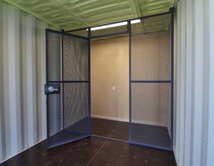 7′ Office Container + Storage Locker - Container Tec Pty Ltd