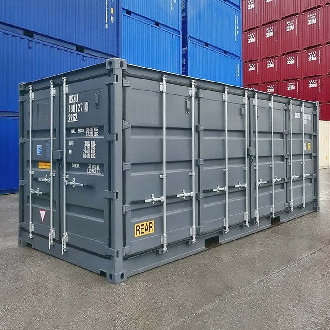 20’ New (1-trip) “Openside” Shipping Container - Container Tec Pty Ltd