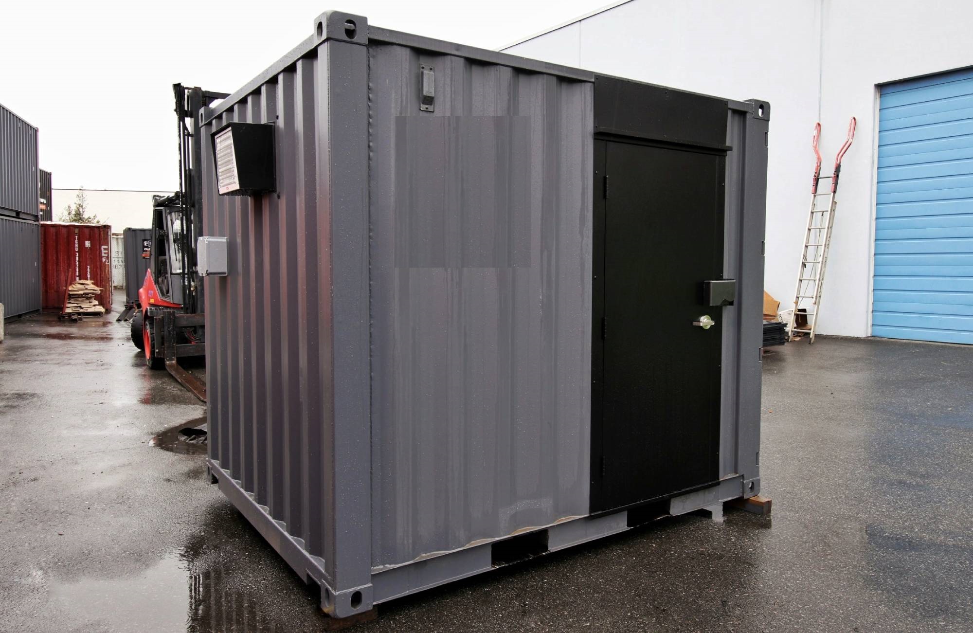 10’ Office CUBE – Wood Finished - Container Tec Pty Ltd