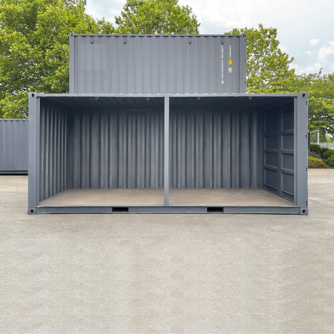 20’ Used “Open Face” Shipping Container - Container Tec Pty Ltd