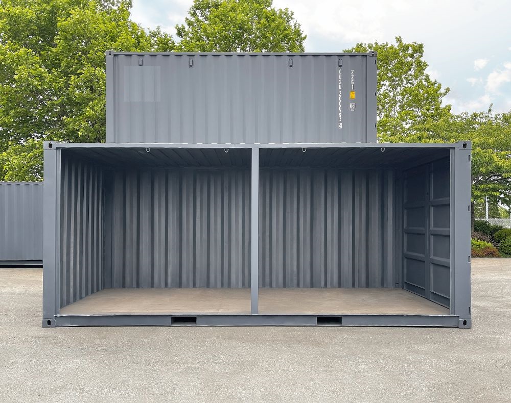 20’ Used “Open Face” Shipping Container - Container Tec Pty Ltd