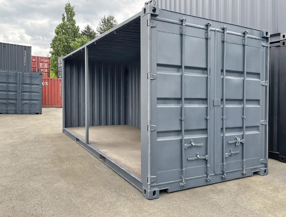 20’ Used “Open Face” Shipping Container - Container Tec Pty Ltd
