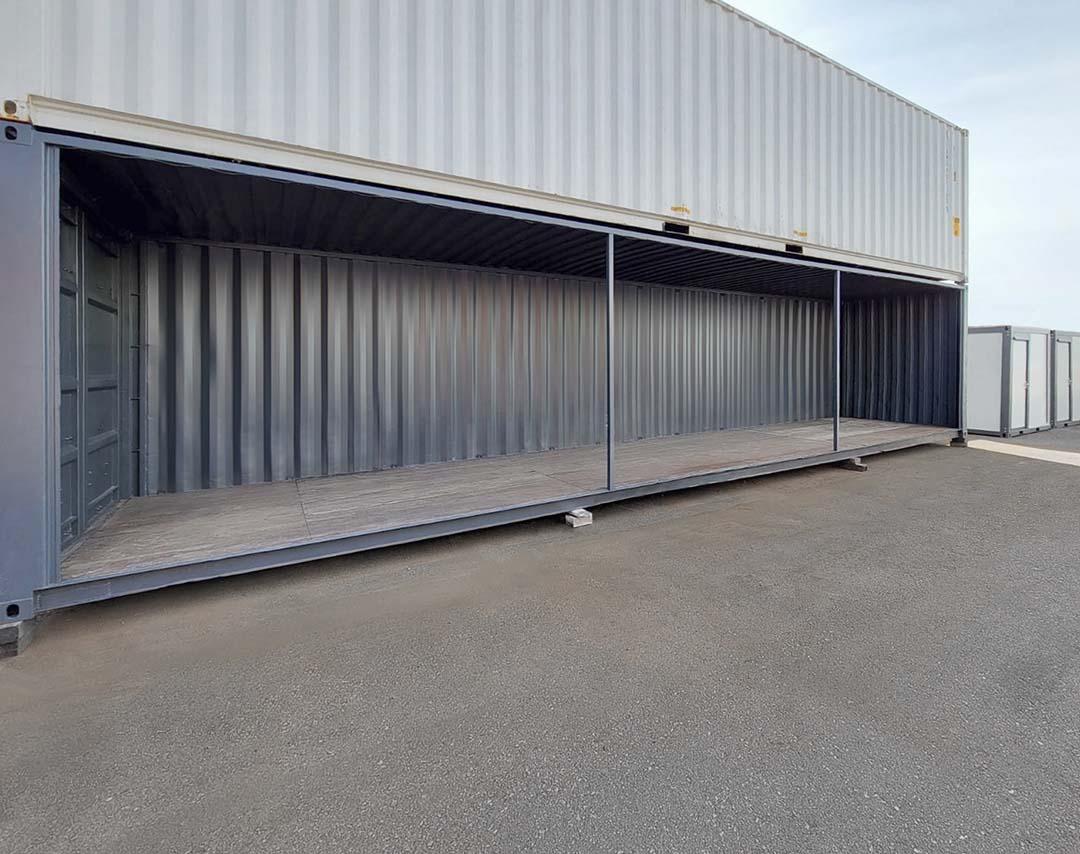 40’HC Used “Open Face” Shipping Container - Container Tec Pty Ltd