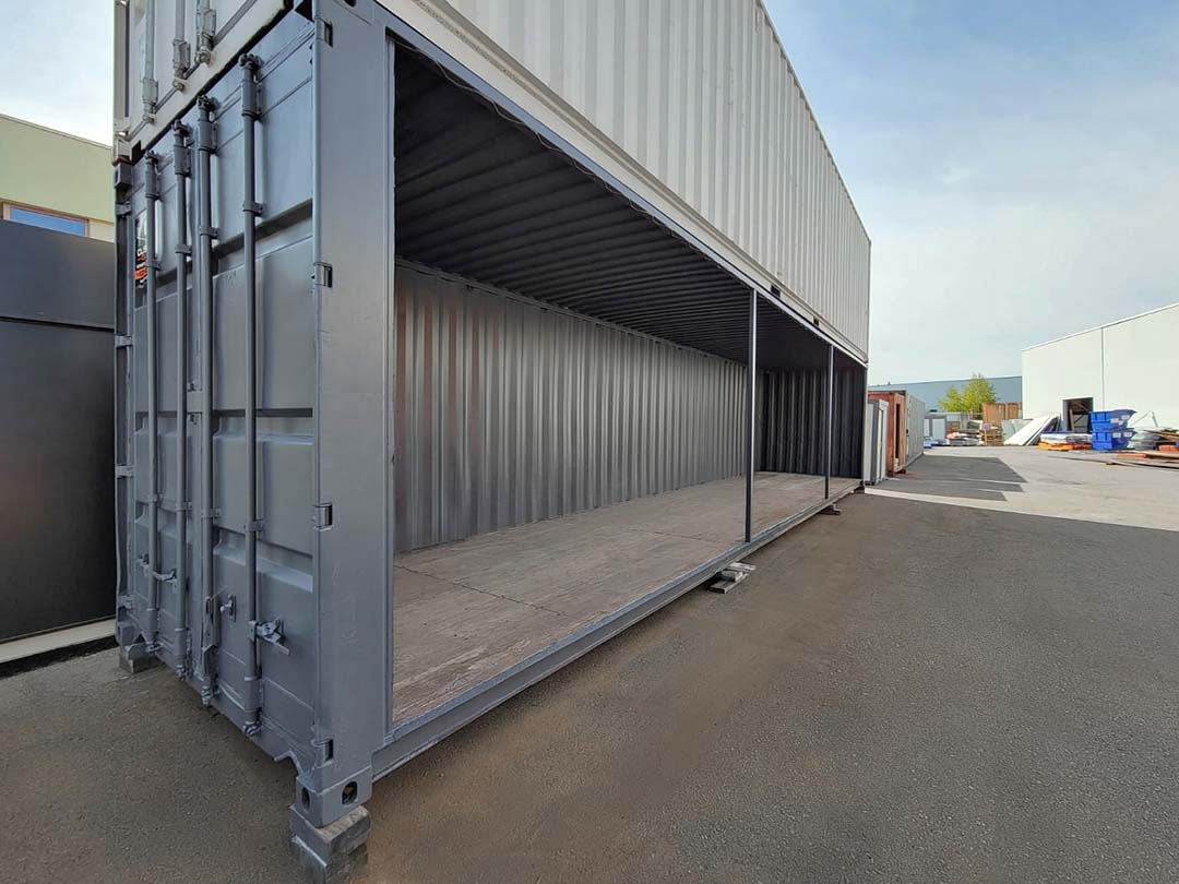 40’HC Used “Open Face” Shipping Container - Container Tec Pty Ltd