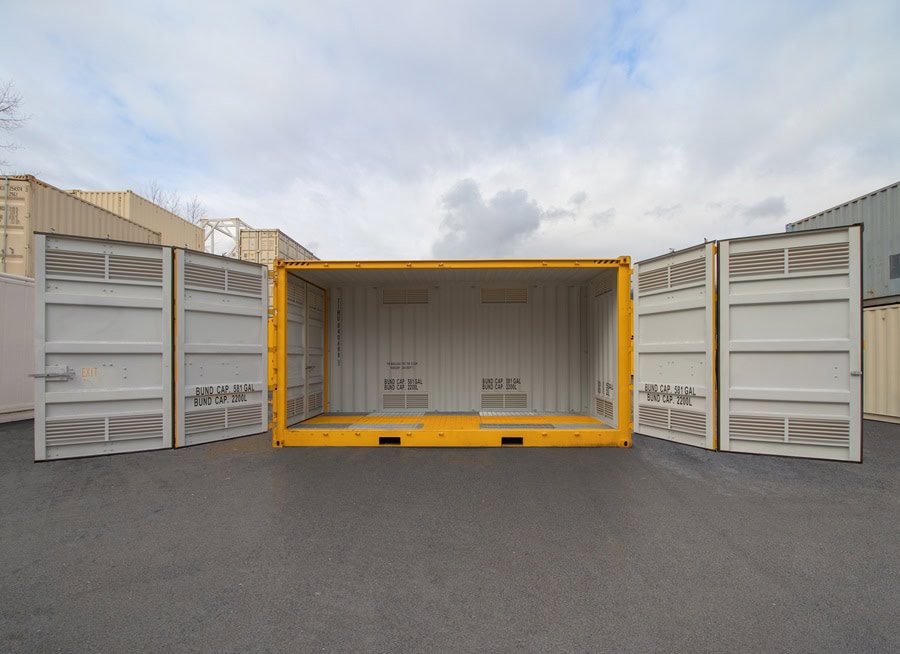20’HC Openside Containment Cube - Container Tec Pty Ltd