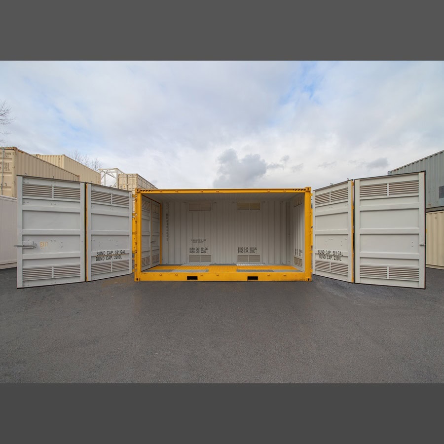 20’HC Openside Containment Cube - Container Tec Pty Ltd