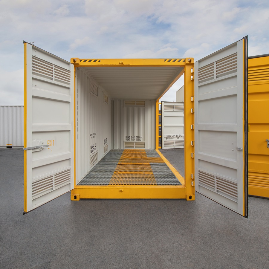 20’HC Openside Containment Cube - Container Tec Pty Ltd