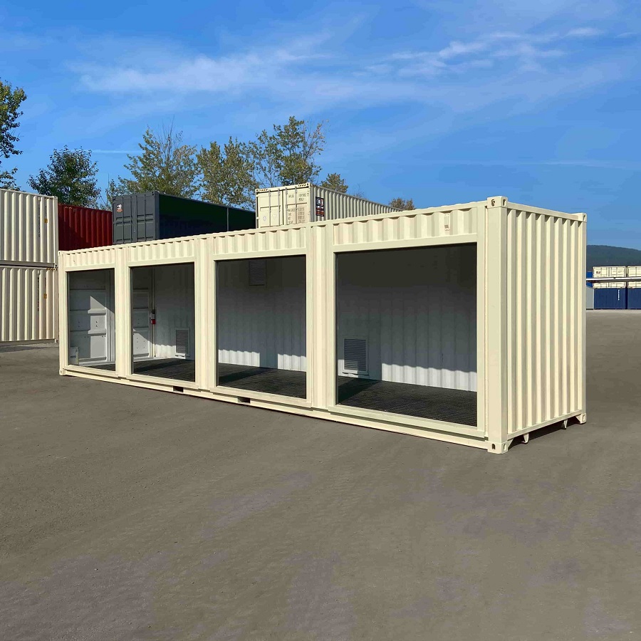 40’HC “CONTAINMENT CUBE” with 4 x Roll Up Doors - Container Tec Pty Ltd