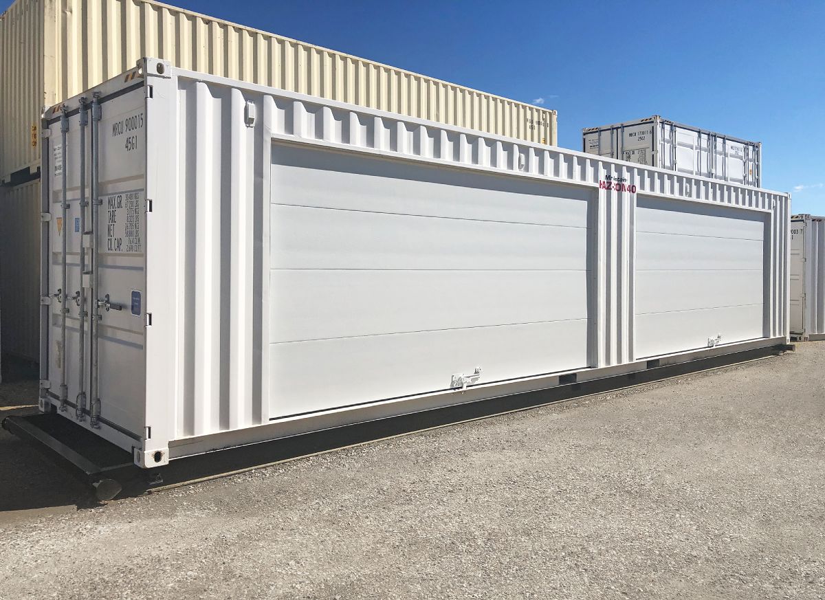 40’HC HAZCON Containment unit w/ Overhead doors - Container Tec Pty Ltd