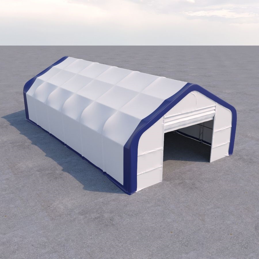 Dual Truss Storage Shelter (30′ x 60′ x 20′) - Container Tec Pty Ltd