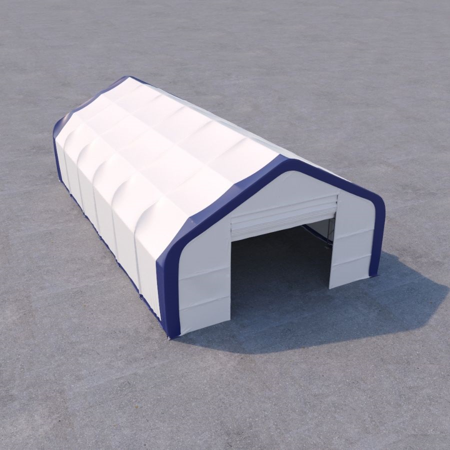 Dual Truss Storage Shelter (30′ x 60′ x 20′) - Container Tec Pty Ltd