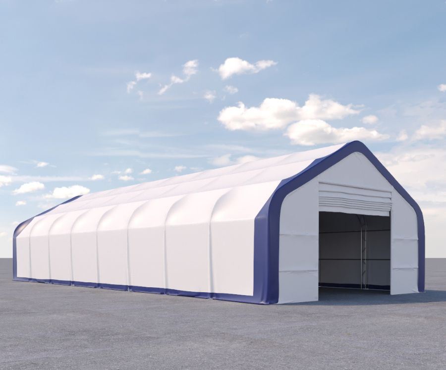 Dual Truss Storage Shelter (30′ x 80′ x 20′) - Container Tec Pty Ltd