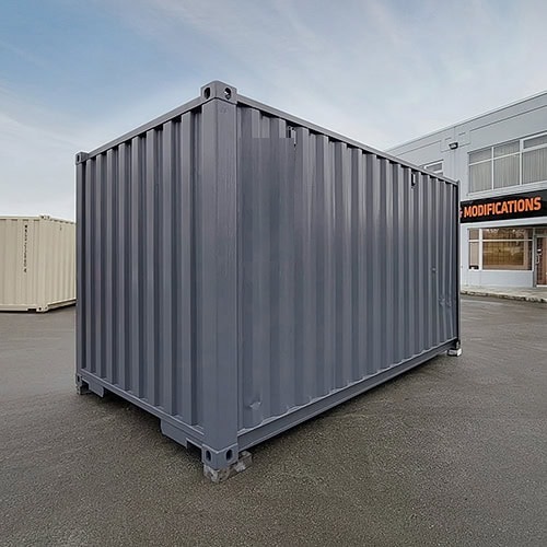 15′ “Cut Down” Used Container + Rollup - Container Tec Pty Ltd