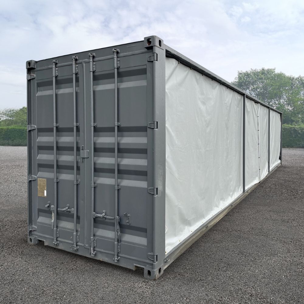 40’HC Open-Face w/Tarp System - Container Tec Pty Ltd