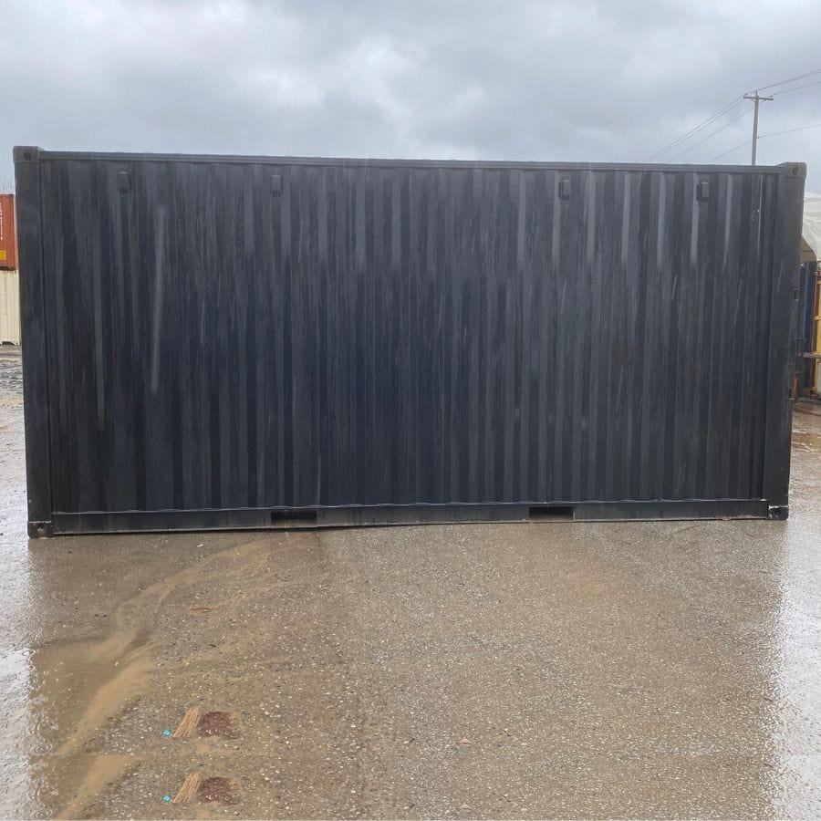20’HC New (1-Trip) Shipping Container – Painted Black - Container Tec Pty Ltd