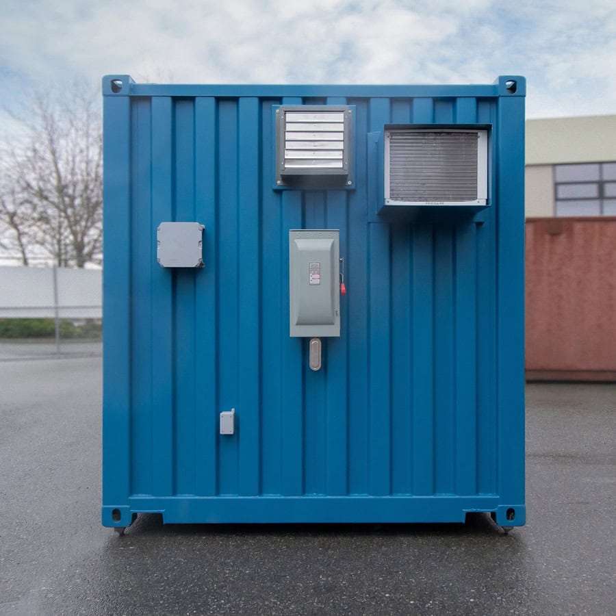 Shipyard Machinery Enclosure - Container Tec Pty Ltd
