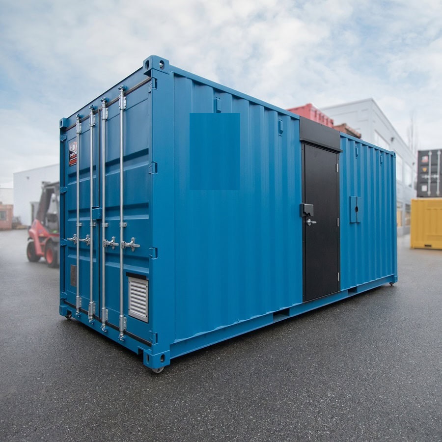 Shipyard Machinery Enclosure - Container Tec Pty Ltd