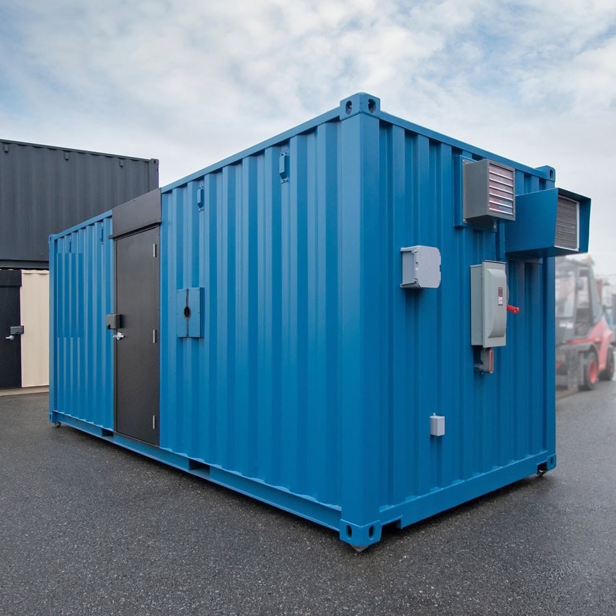 Shipyard Machinery Enclosure - Container Tec Pty Ltd