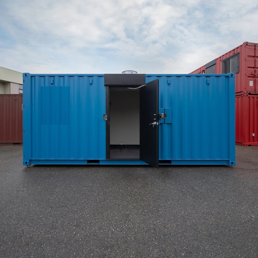 Shipyard Machinery Enclosure - Container Tec Pty Ltd