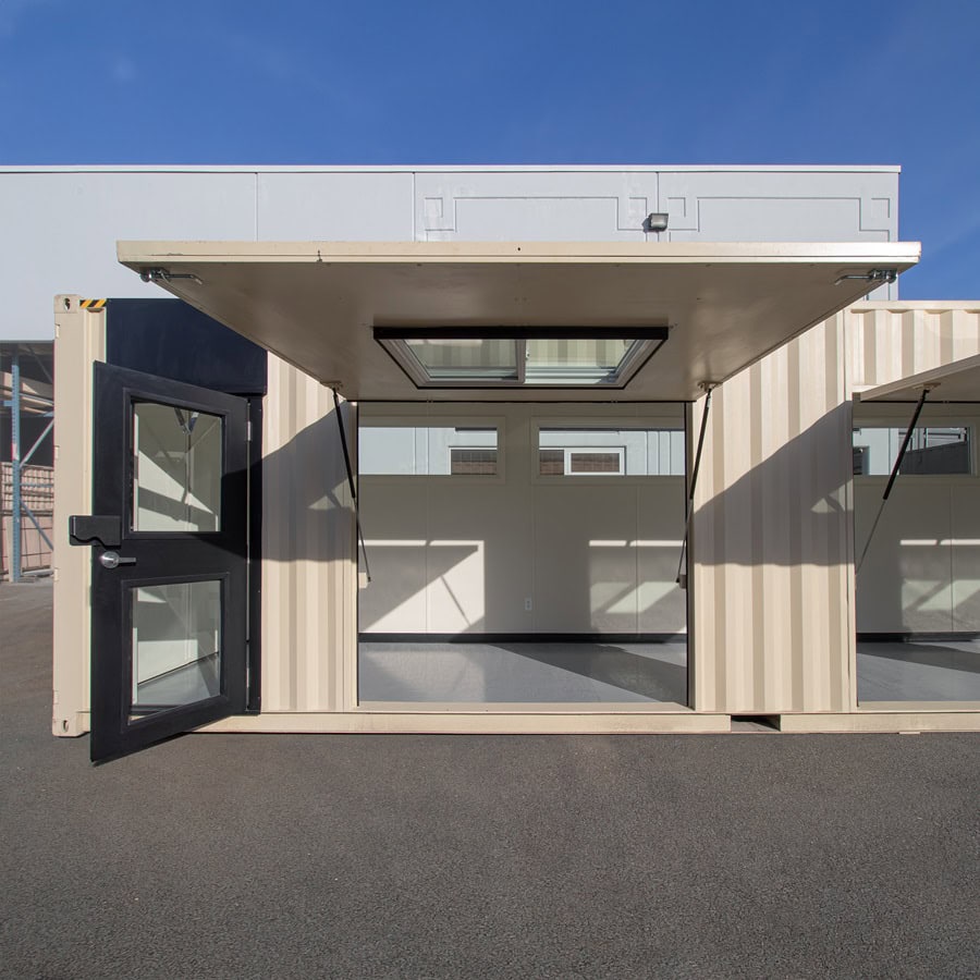 40’ Art Studio w/Flip up Doors - Container Tec Pty Ltd