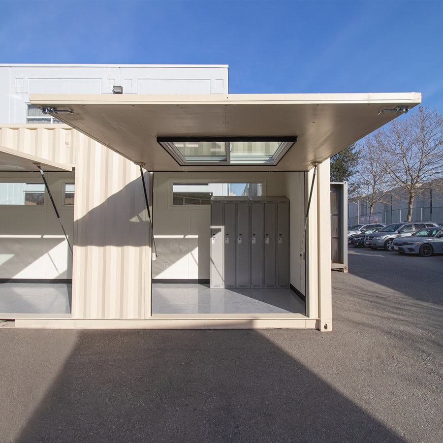 40’ Art Studio w/Flip up Doors - Container Tec Pty Ltd
