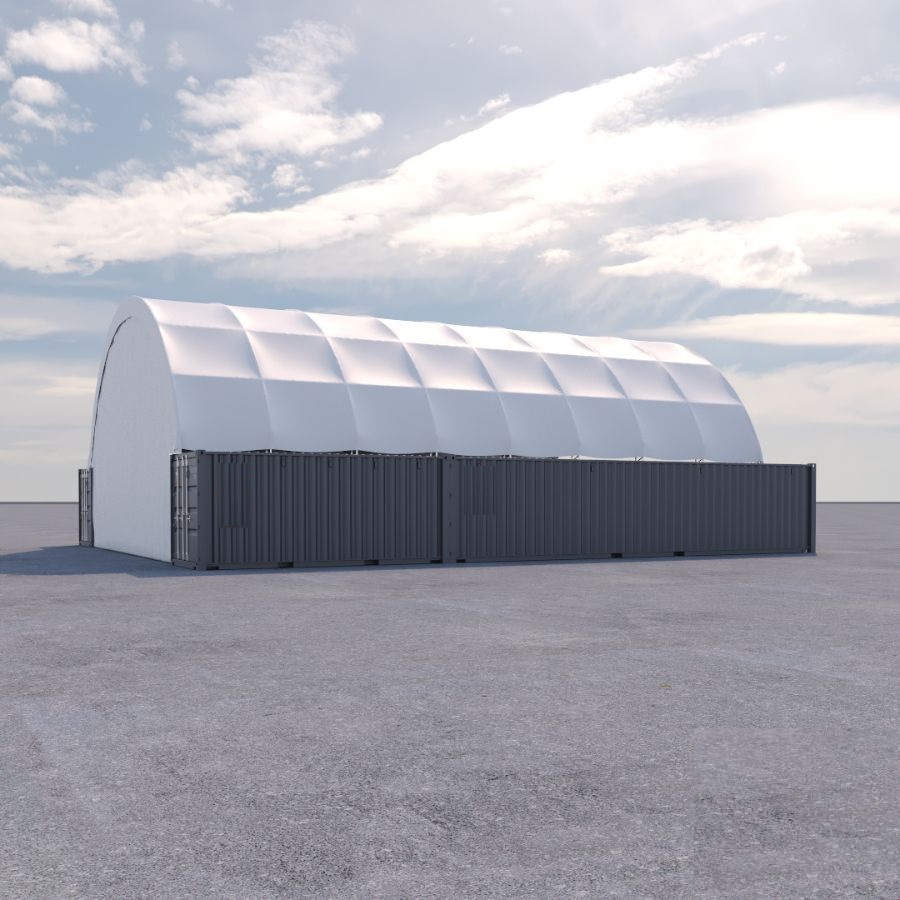 40’ x 60’ Container Shelter - Container Tec Pty Ltd