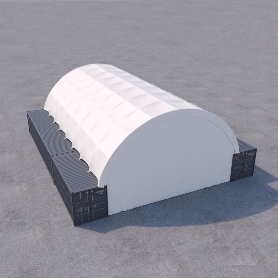 40’ x 60’ Container Shelter - Container Tec Pty Ltd