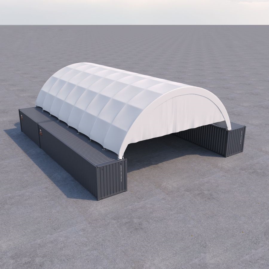 40’ x 60’ Container Shelter - Container Tec Pty Ltd