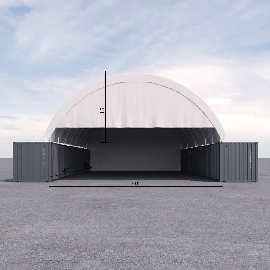 40’ x 60’ Container Shelter - Container Tec Pty Ltd