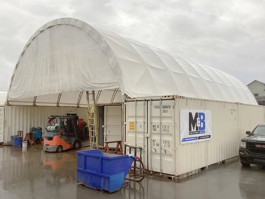 40’ x 60’ Container Shelter - Container Tec Pty Ltd