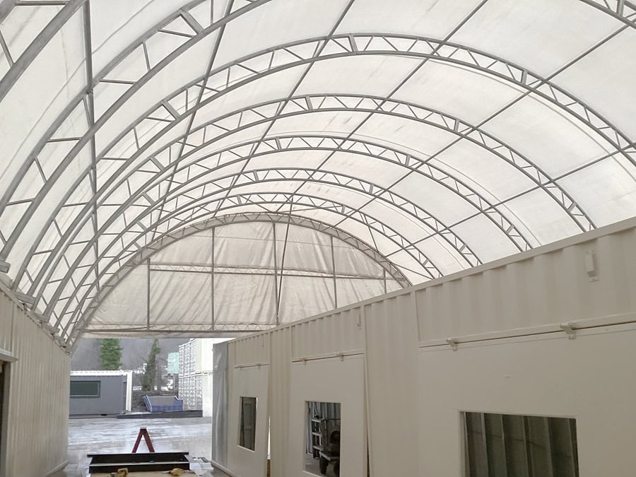 40’ x 60’ Container Shelter - Container Tec Pty Ltd