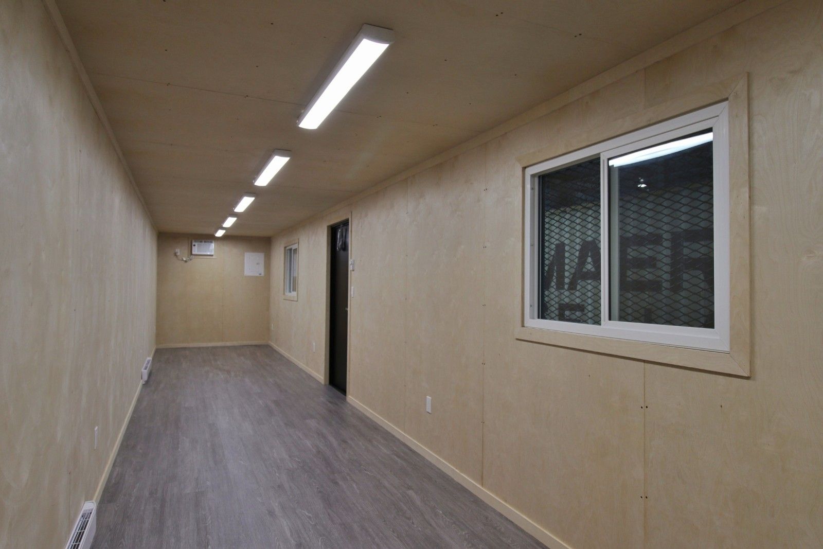 40’ Office CUBE – Wood Finished - Container Tec Pty Ltd