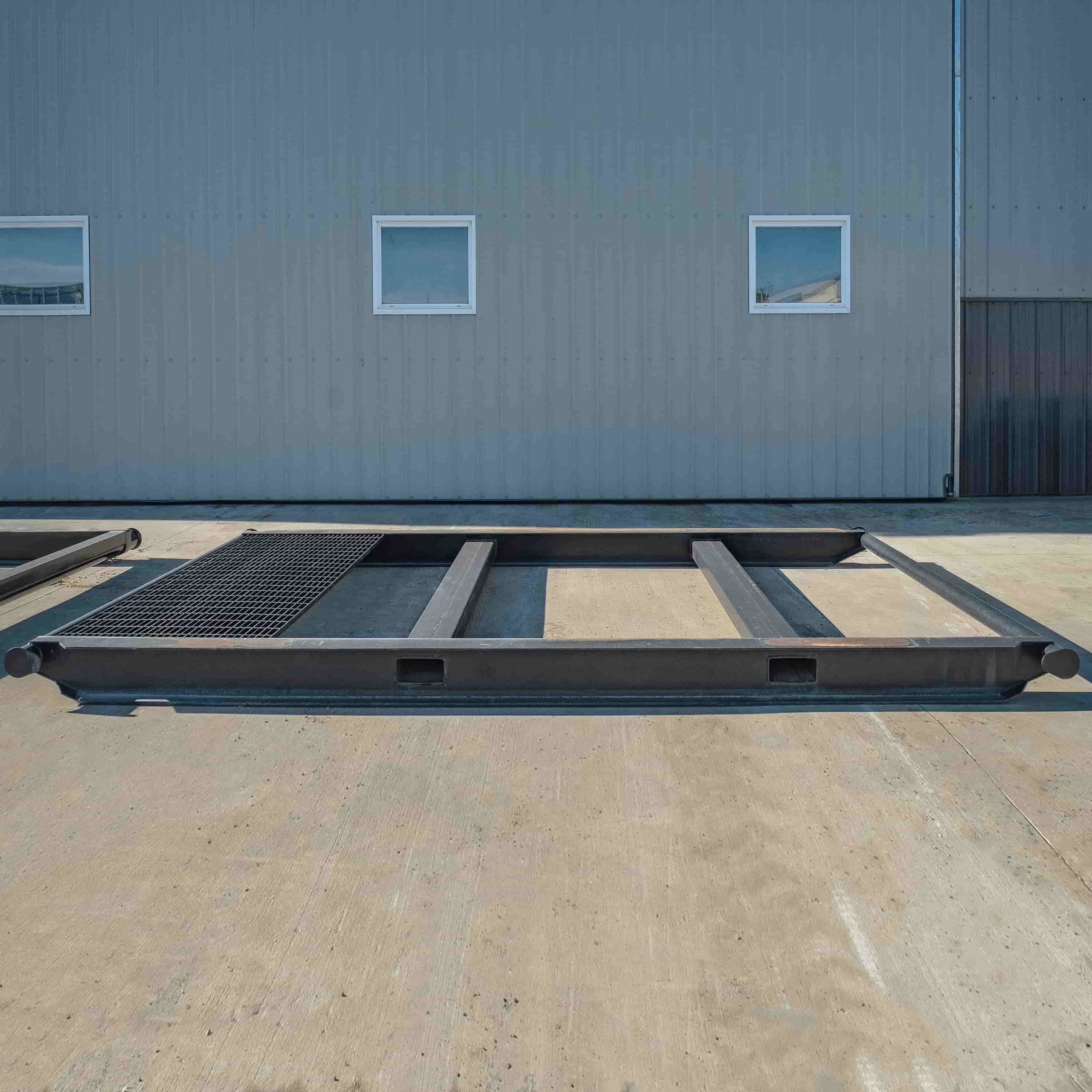 10’ Grated “Weld On” Skid - Container Tec Pty Ltd