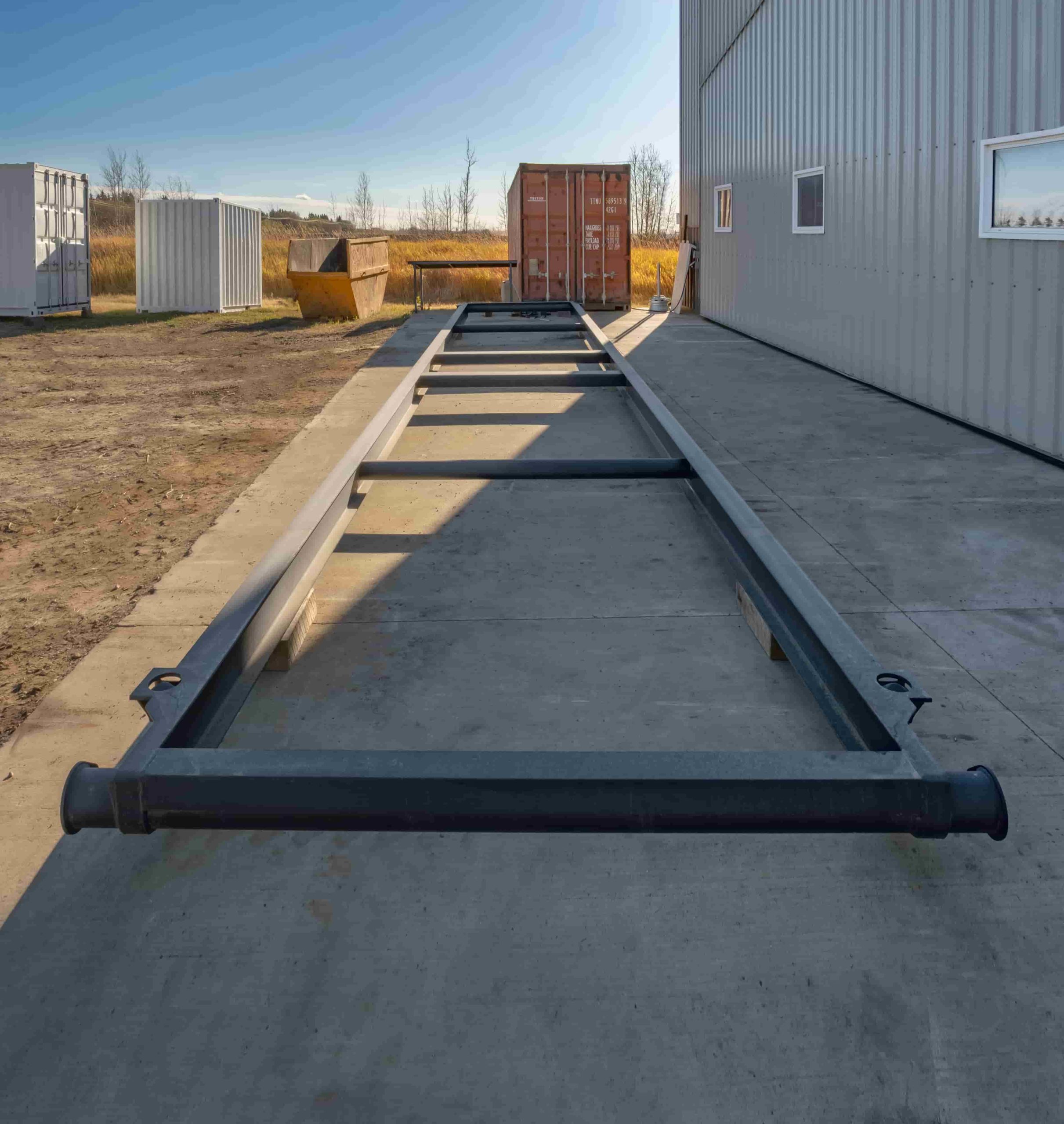 40’ Container skid w/ twist lock “Non Grated” - Container Tec Pty Ltd