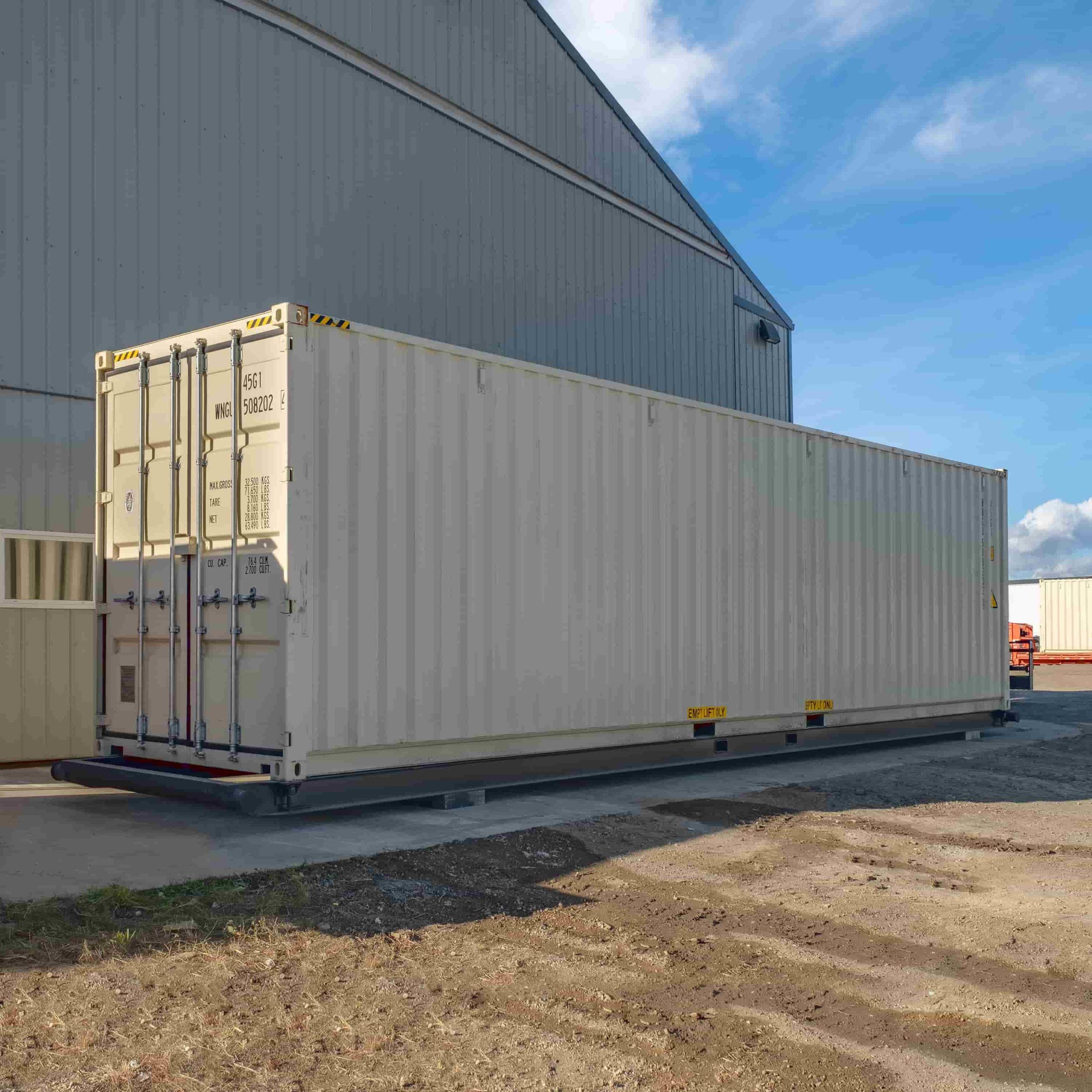 40’ Container skid w/ twist lock “Non Grated” - Container Tec Pty Ltd