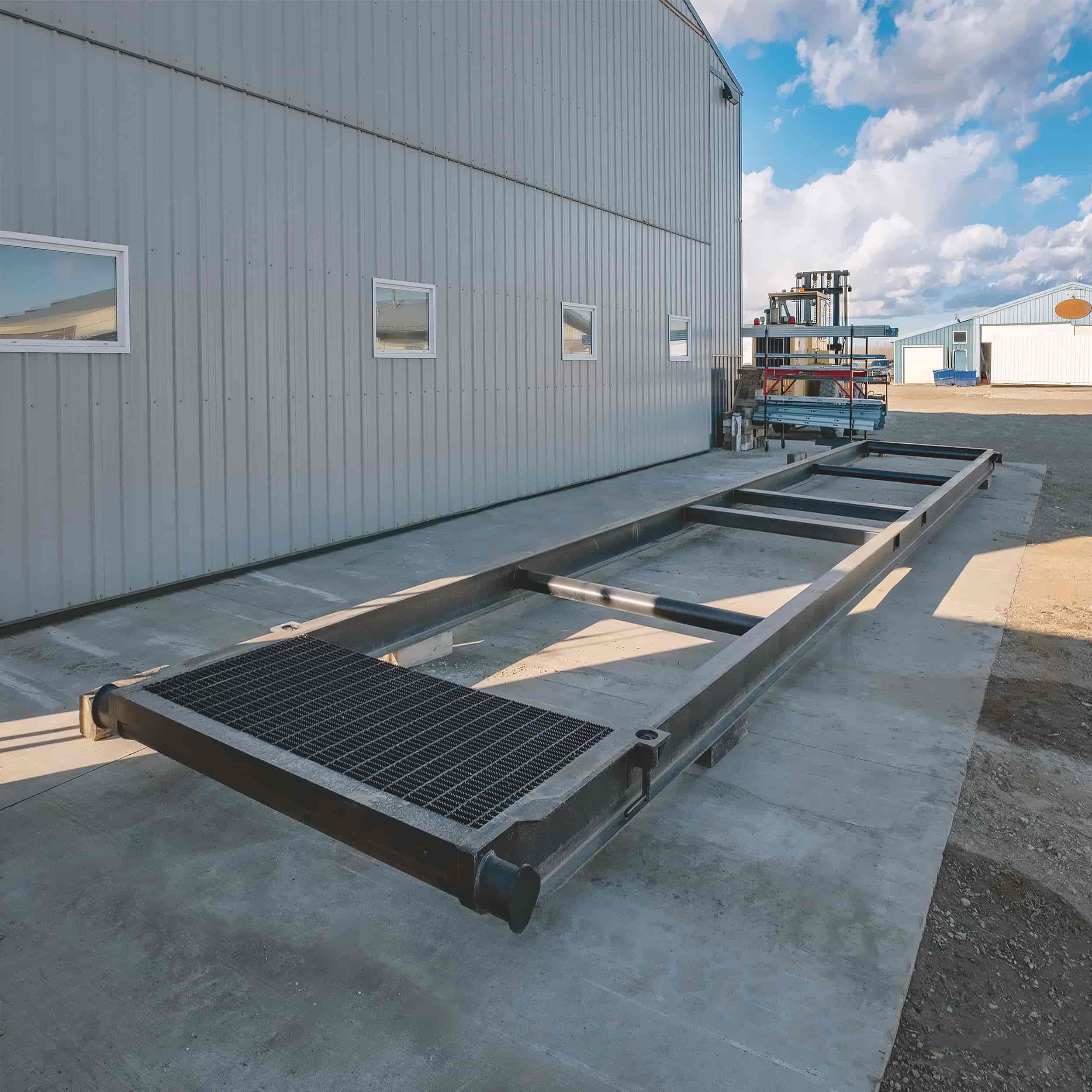 40’ Container skid w/ twist lock “Grated” - Container Tec Pty Ltd